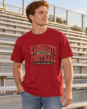 Kansas City Football Four Quarters Premium T Shirt male lifestyle