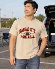 Kansas City Football Premium T Shirt male lifestyle