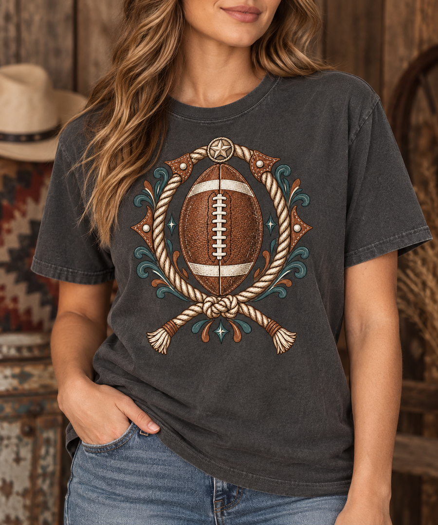 Western Rope Football shirt close-up