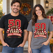 50 Years Still Cheering San Francisco Comfort Colors 1717 T-shirt mockup 2