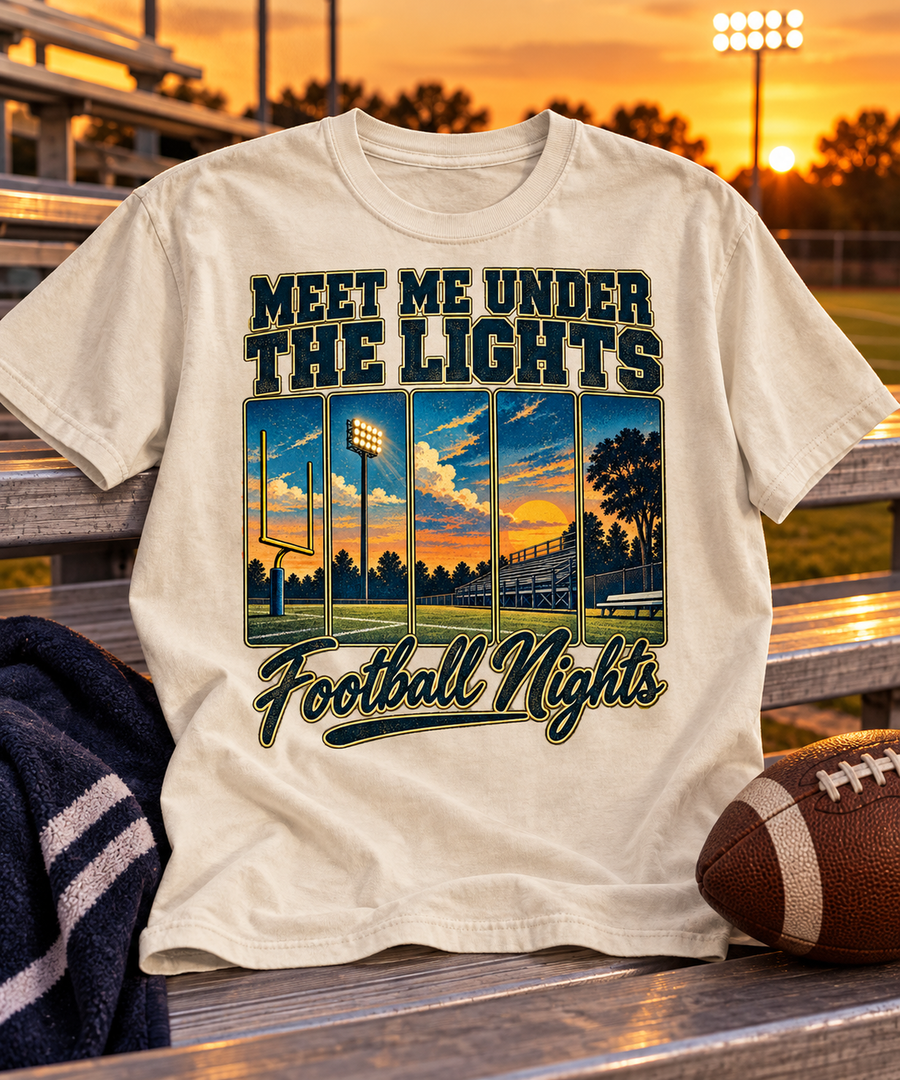 Meet Me Under The Lights stadium styled scene