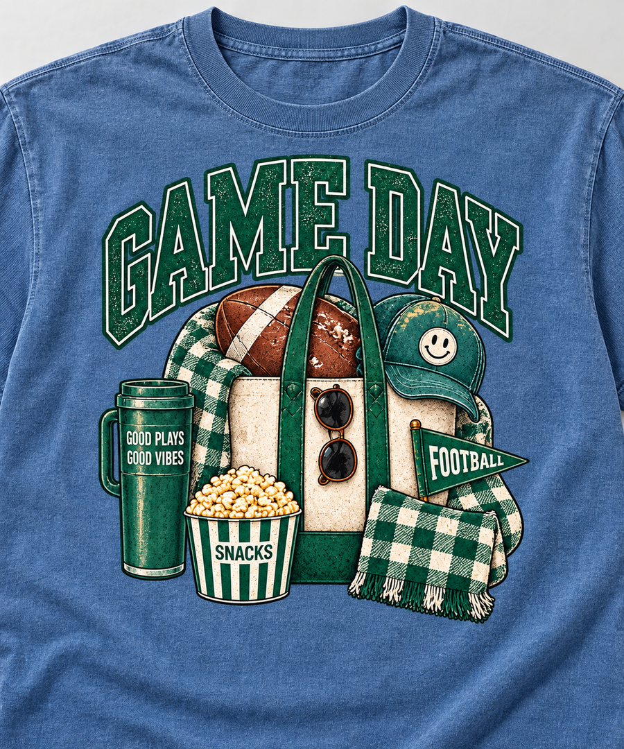 Game Day Tote football design detail