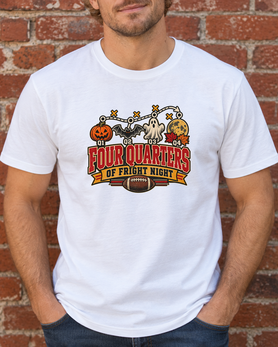 Four Quarters of Fright Night Premium T Shirt close up