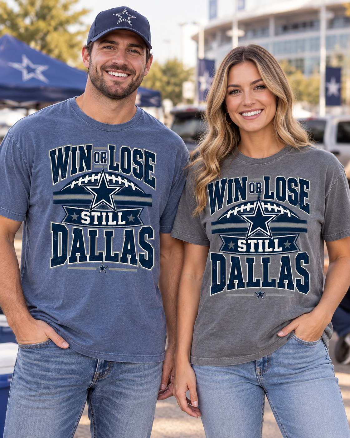 Win or Lose Still Dallas lifestyle mockup
