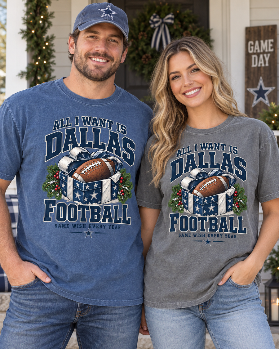 All I Want Is Dallas Football lifestyle mockup