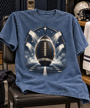 Stadium Football Lights T-shirt folded mockup