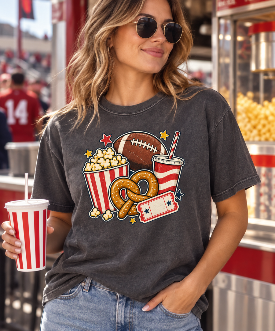 Football Snack Collage tailgate lifestyle mockup