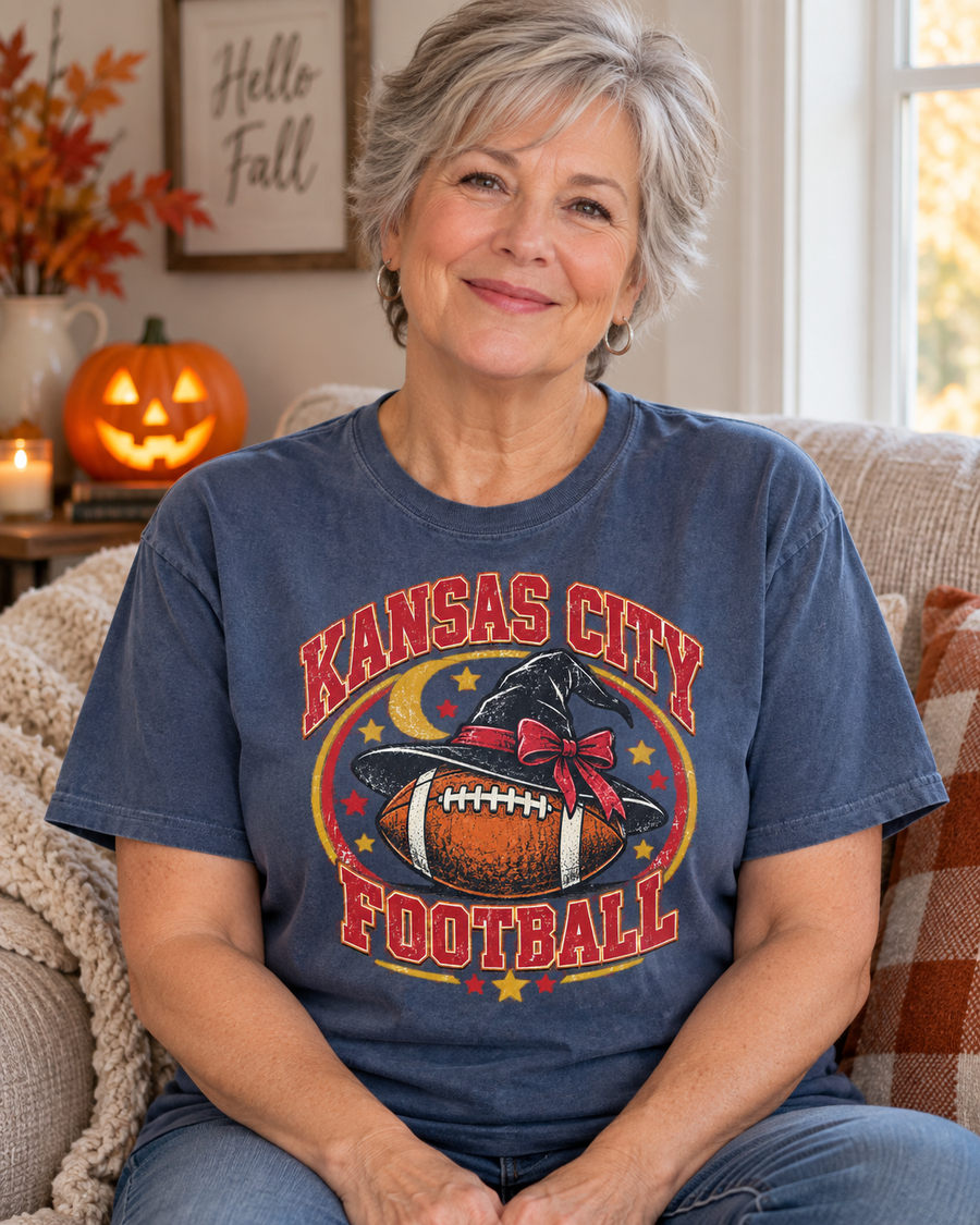 Kansas City Football Harvest Wreath product lifestyle mockup